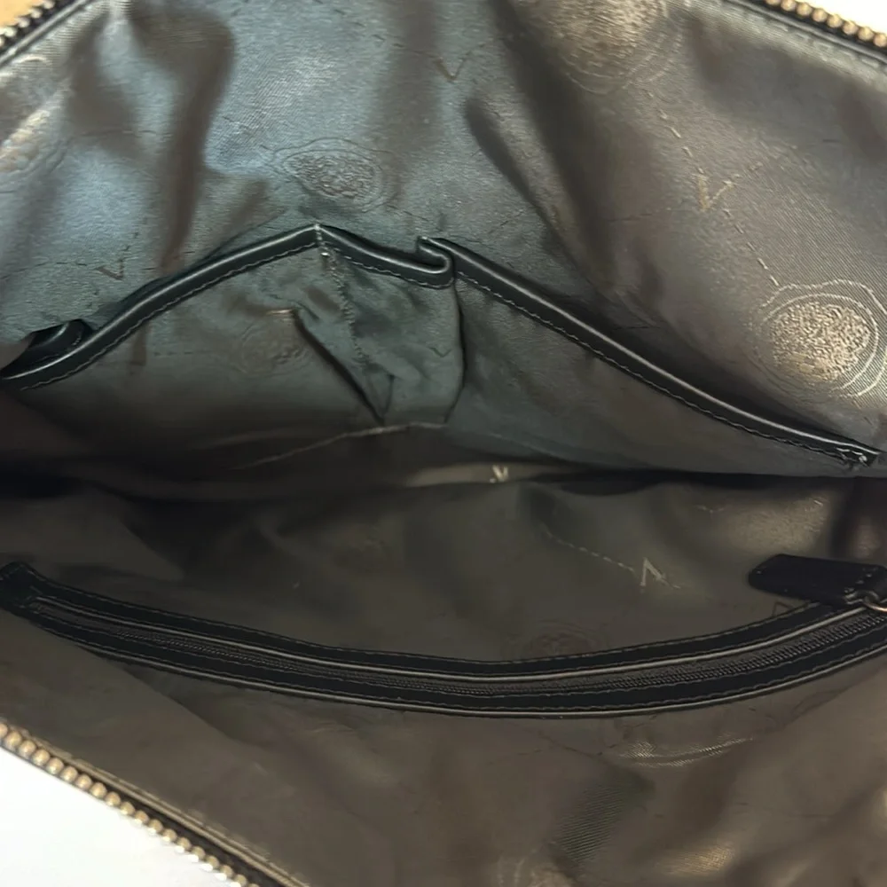 Vince Camuto Peri Convertible Clutch Black EUC